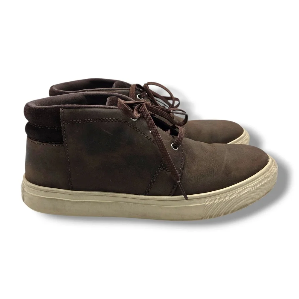 UGG Baysider Chukka Weather Boots Mens 8 Brown‎ Waterproof Leather 1120863